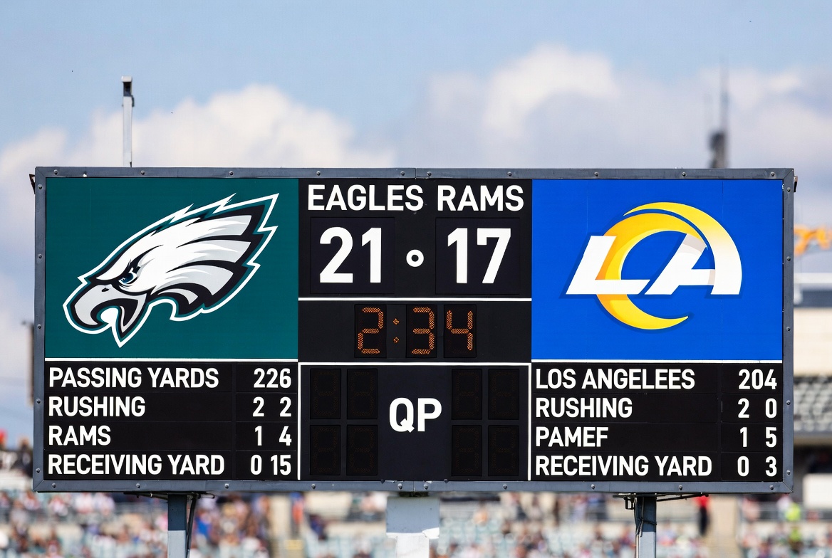 Eagles vs Rams Gameplay