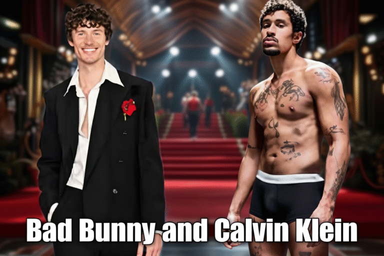 Bad Bunny and Calvin Klein